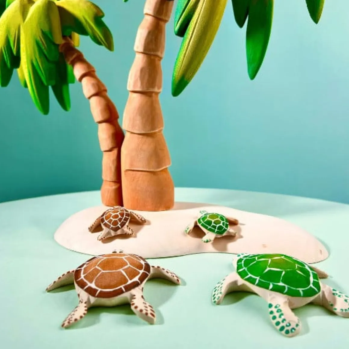 BumbuToys Baby Turtle Green Fashion