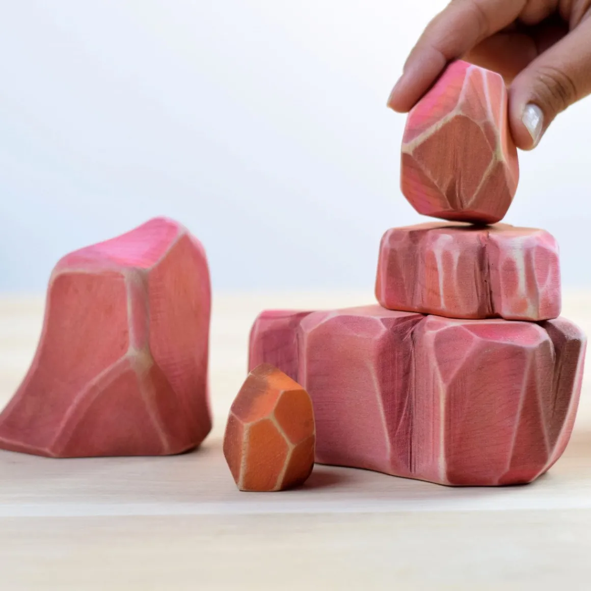 BumbuToys Bumbi, Bimbi Elephants and Savanna Rocks SET Clearance