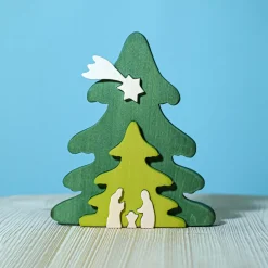 BumbuToys Christmas Tree Puzzle Natur Clearance