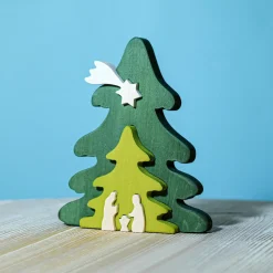 BumbuToys Christmas Tree Puzzle Natur Clearance