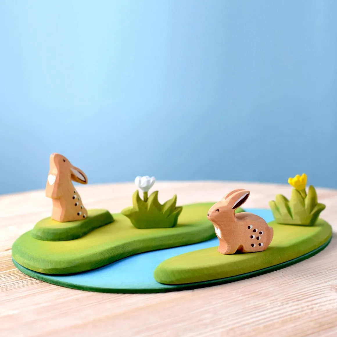 BumbuToys Easter Bunnies and Wildflowers SET Online
