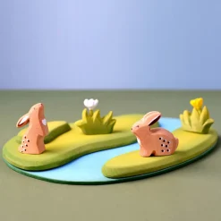 BumbuToys Easter Bunnies and Wildflowers SET Online