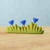 BumbuToys Grass with Blue Flowers Large Outlet
