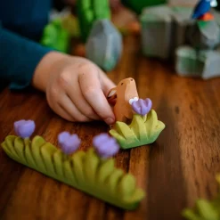 BumbuToys Grass with LILA flowers Large Online