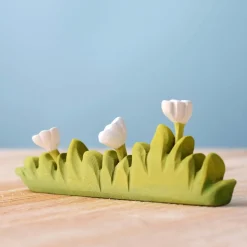 BumbuToys Grass with WHITE flowers Large Best
