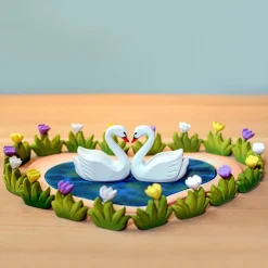BumbuToys Heart Lake and Swans SET Fashion