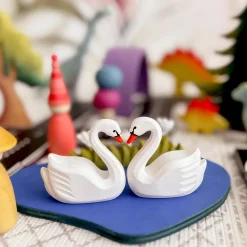 BumbuToys Heart Lake and Swans SET Fashion
