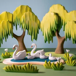 BumbuToys Heart Lake and Swans SET Fashion