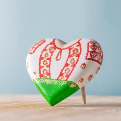 BumbuToys Heart Shaped Red And Green Folk Blouse Hot