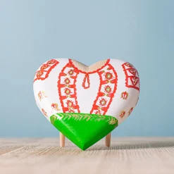 BumbuToys Heart Shaped Red And Green Folk Blouse Hot