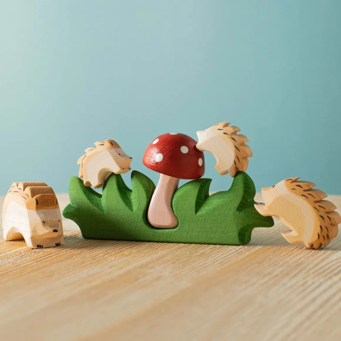 BumbuToys Hedgehogs and Mushroom SET Fashion