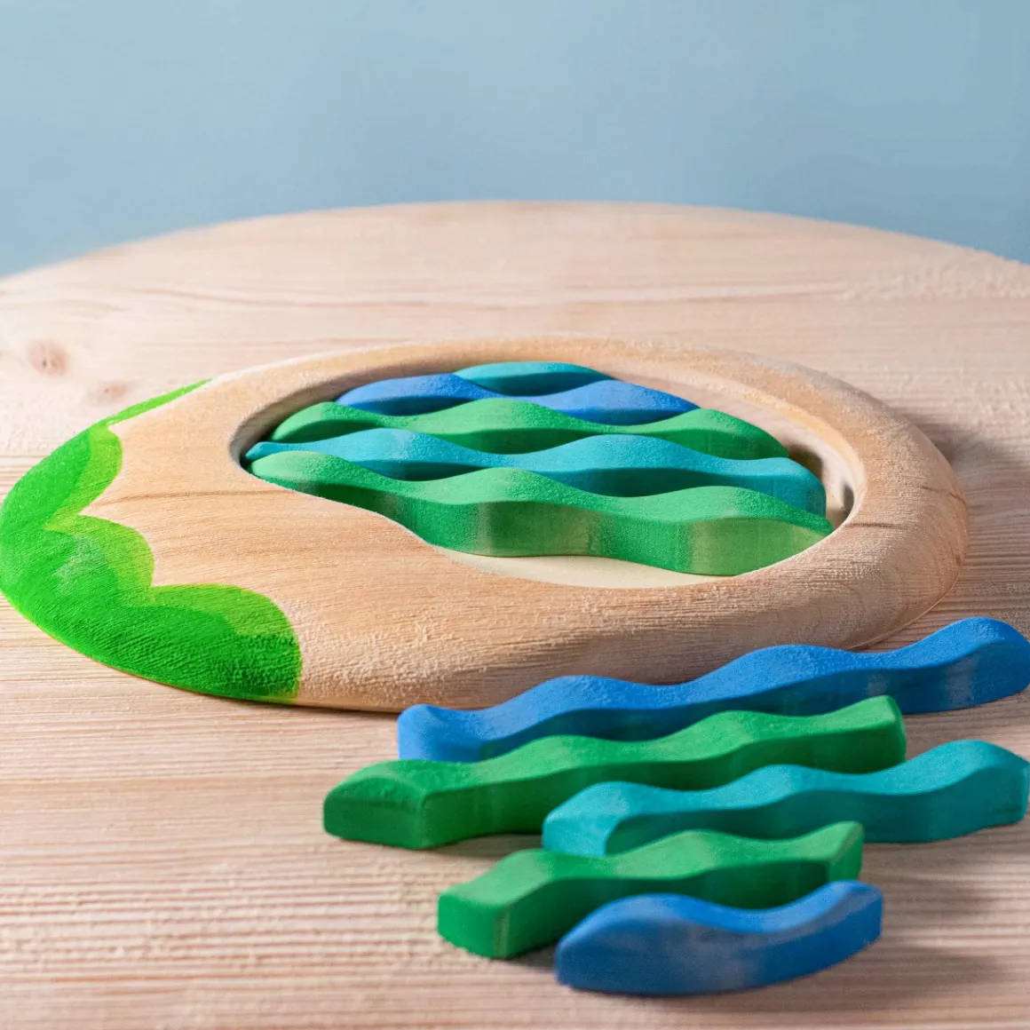 BumbuToys Lake and Cattails Puzzle SET Online
