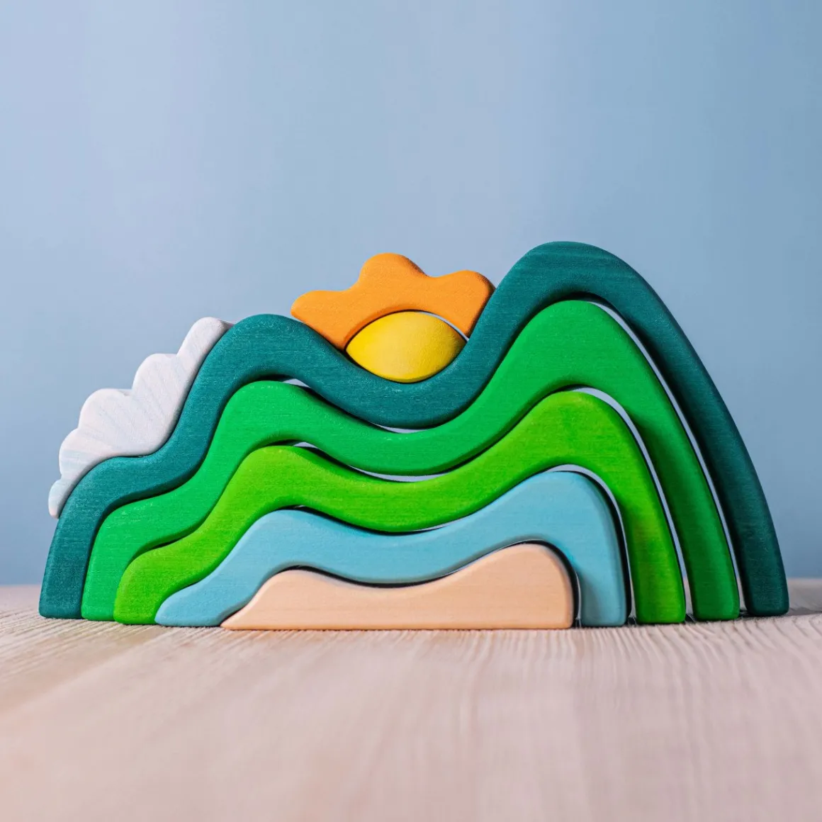 BumbuToys Mountains, Cloud and Sun Best