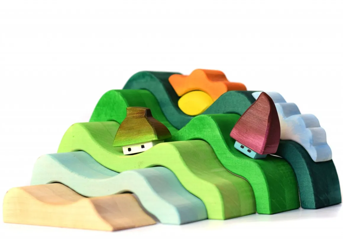BumbuToys Mountains, Cloud and Sun Best