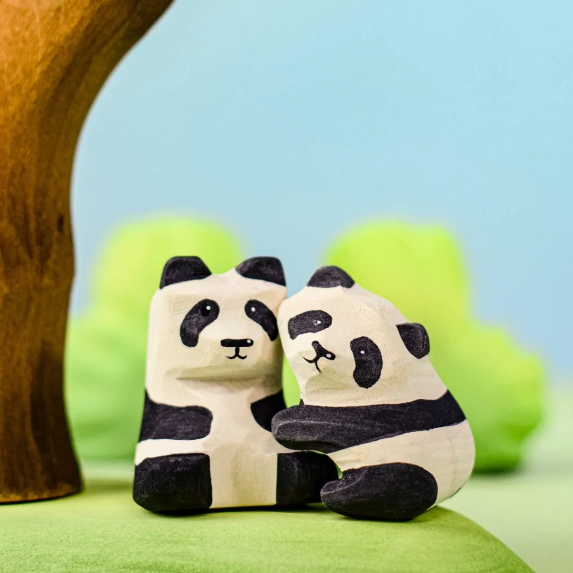 BumbuToys Panda Bear Cub Climbed Clearance