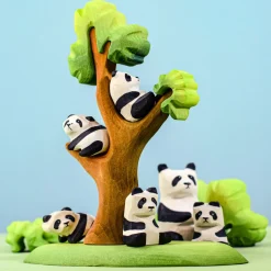 BumbuToys Panda Bears Family SET Fashion