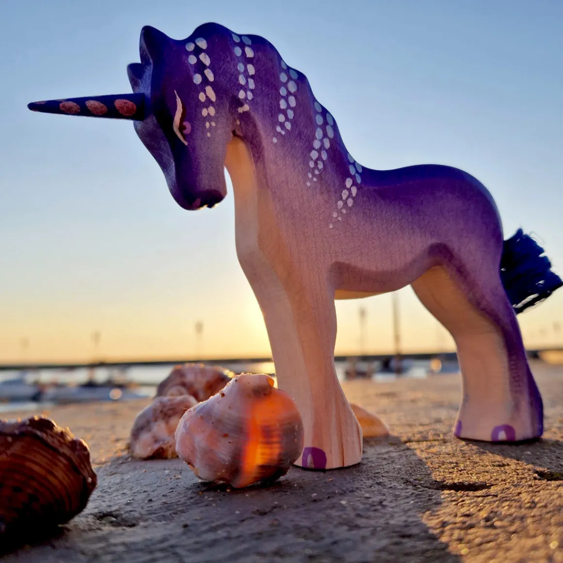 BumbuToys Purple Unicorn Fashion