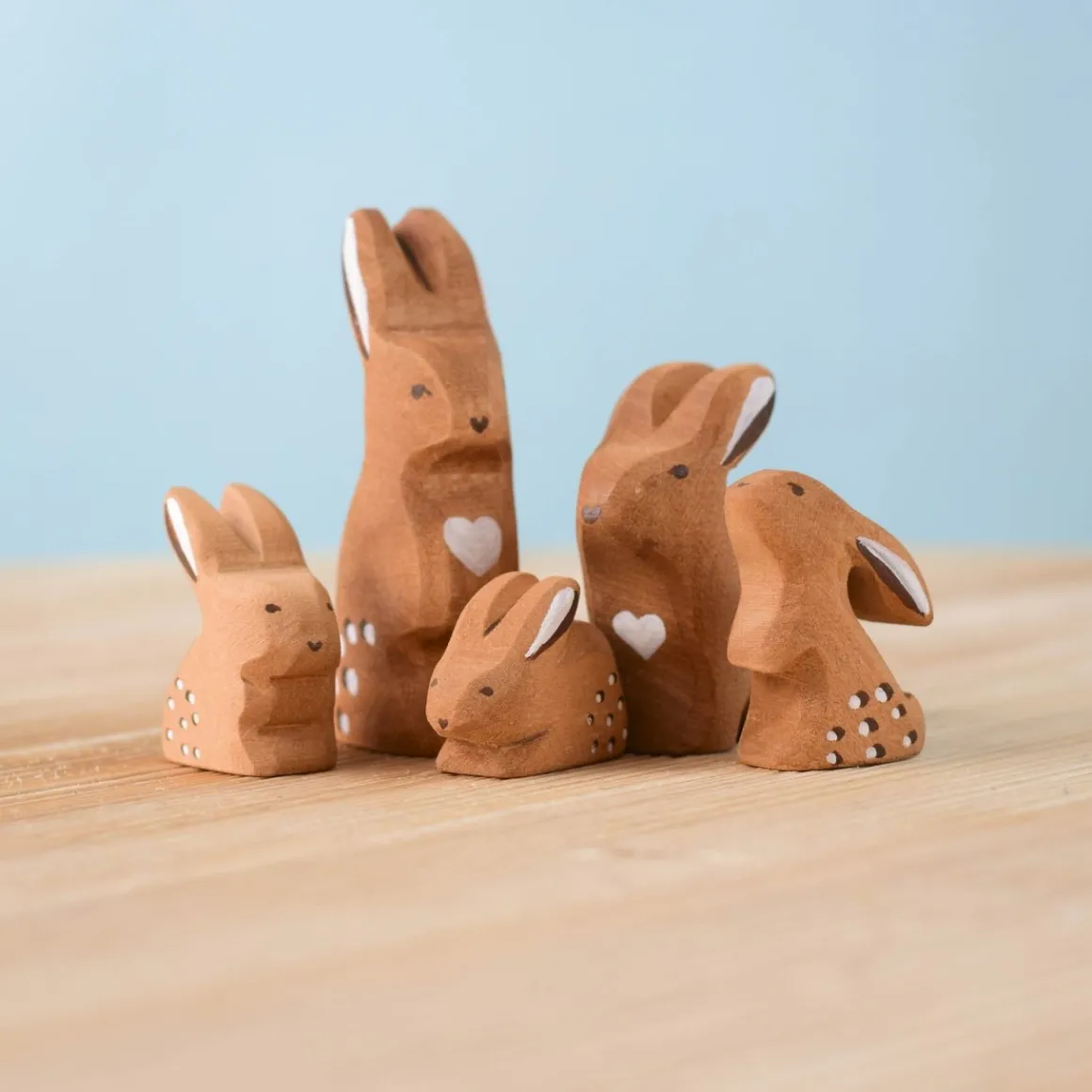 BumbuToys Rabbit Family SET Best