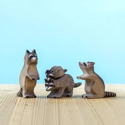 BumbuToys Raccoon Family with Tree SET Online