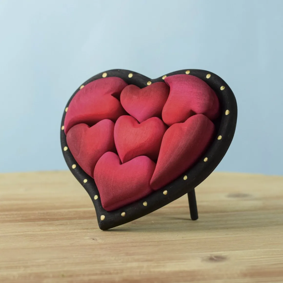 BumbuToys Red Hearts Puzzle Discount