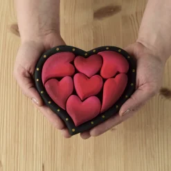 BumbuToys Red Hearts Puzzle Discount