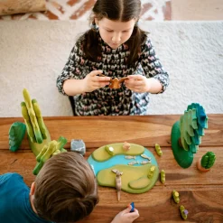 BumbuToys River Plate, Waterfall, Mossy Rocks SET Discount