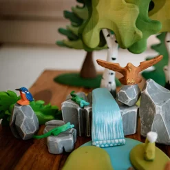 BumbuToys River Plate, Waterfall, River Rocks SET Fashion