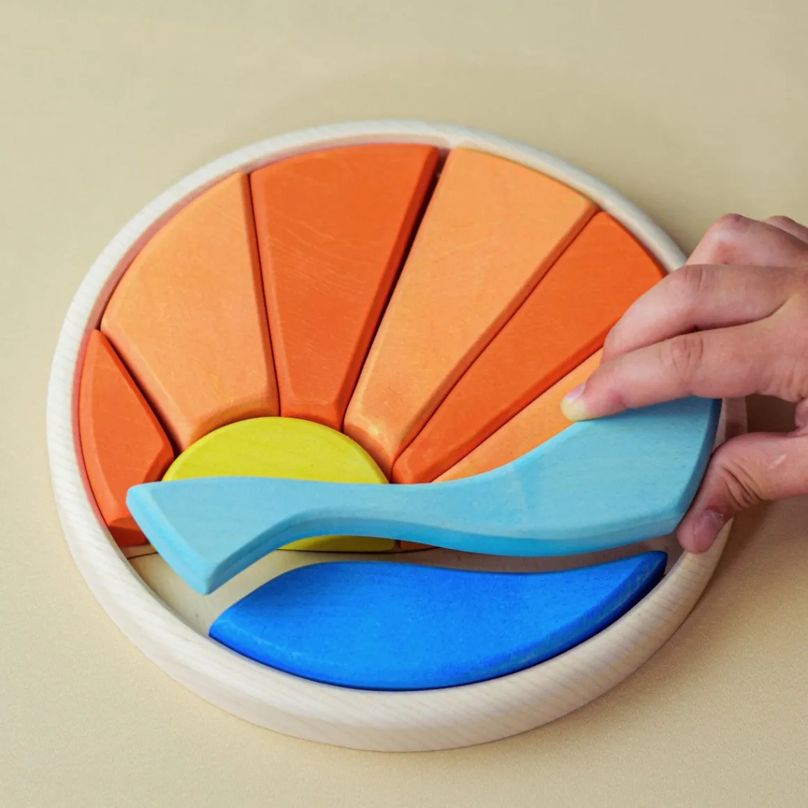 BumbuToys Round Puzzle Sea and Sun Sale