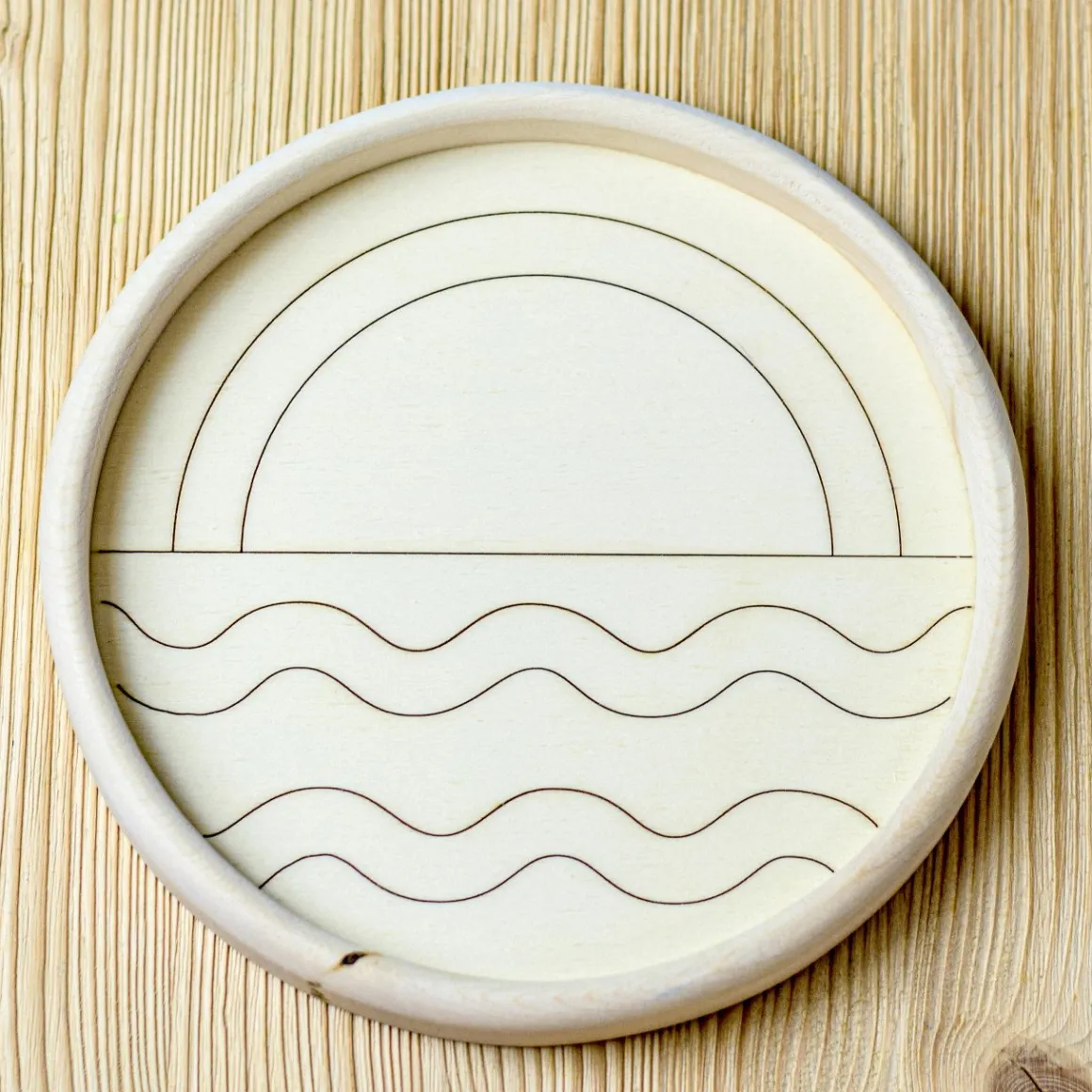 BumbuToys Round Puzzle Watermelon Hot
