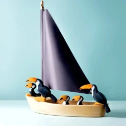 BumbuToys Sailing Boat Anthracite Online