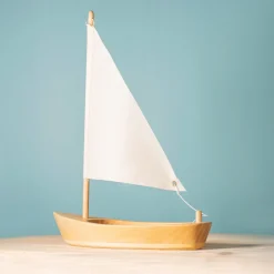 BumbuToys Sailing Boat Beige Clearance