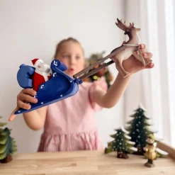 BumbuToys Santa Claus, Sleigh and Reindeer SET Outlet
