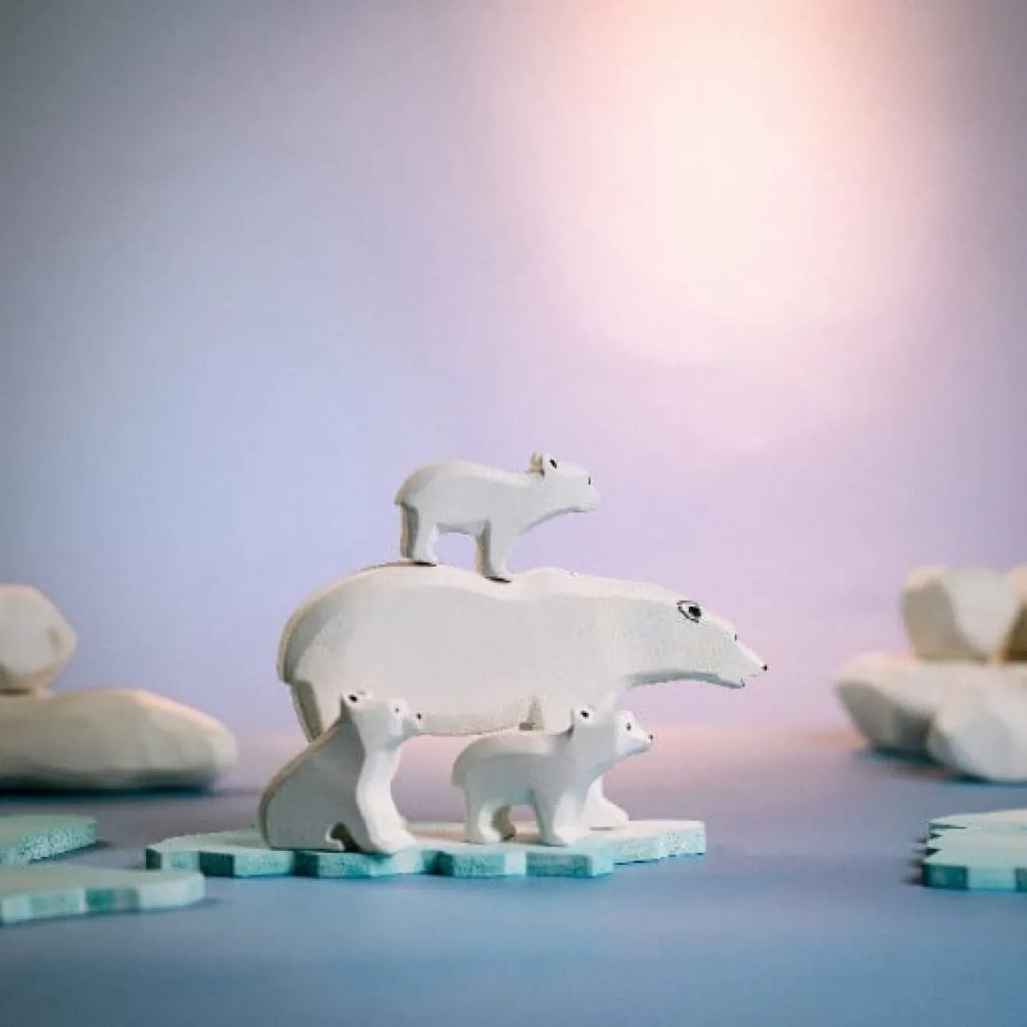 BumbuToys Small Polar Bear Best