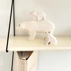 BumbuToys Small Polar Bear Sitting Hot