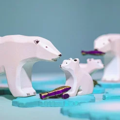 BumbuToys Small Polar Bear Sitting Hot