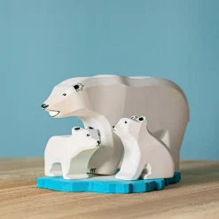 BumbuToys Small Polar Bear Sitting Hot