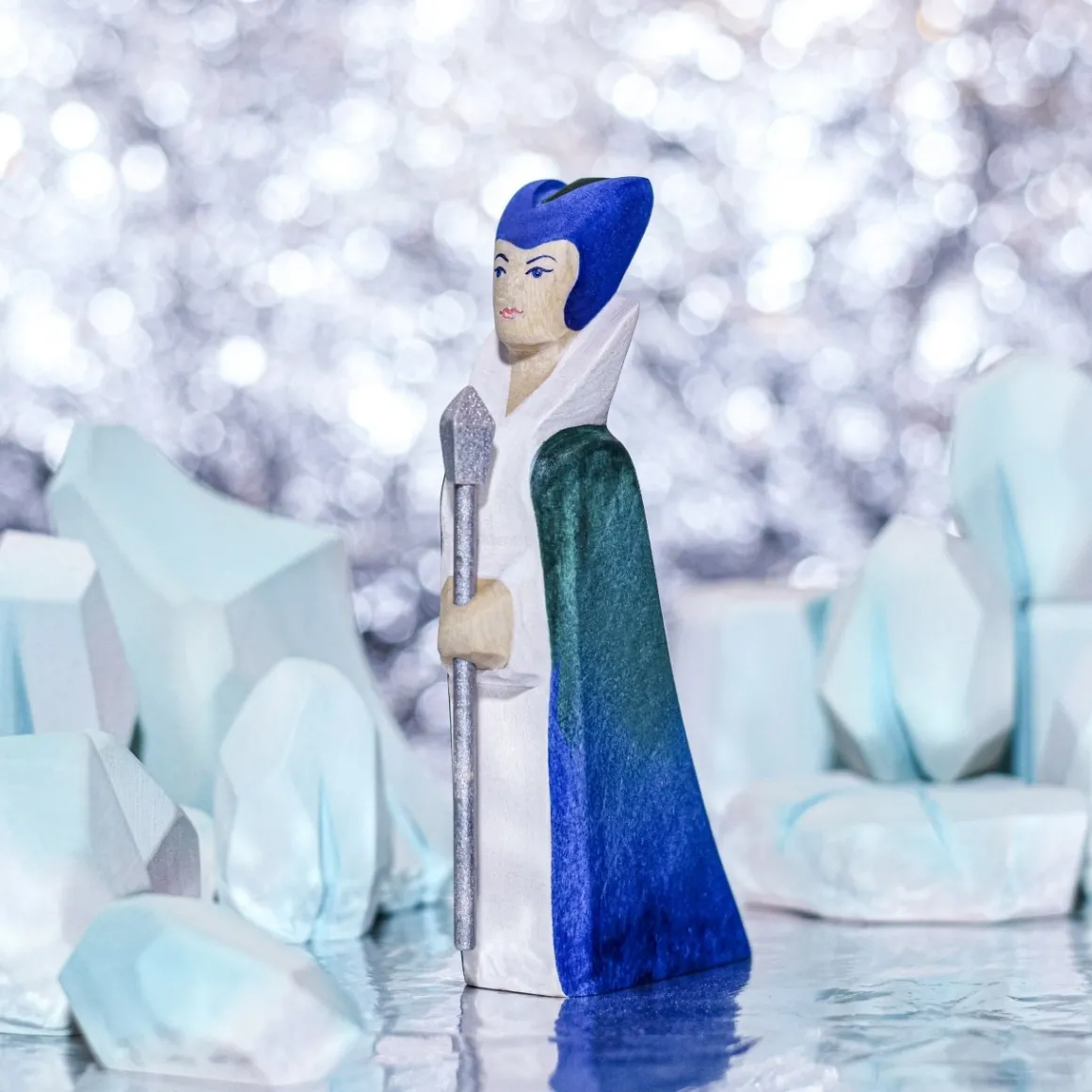 BumbuToys Snow Queen, Sleigh and White Horse SET Outlet