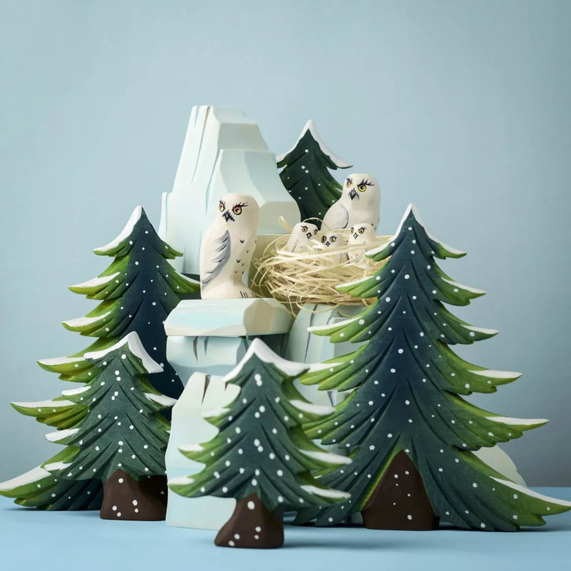 BumbuToys Snowy Owl Chick Fashion