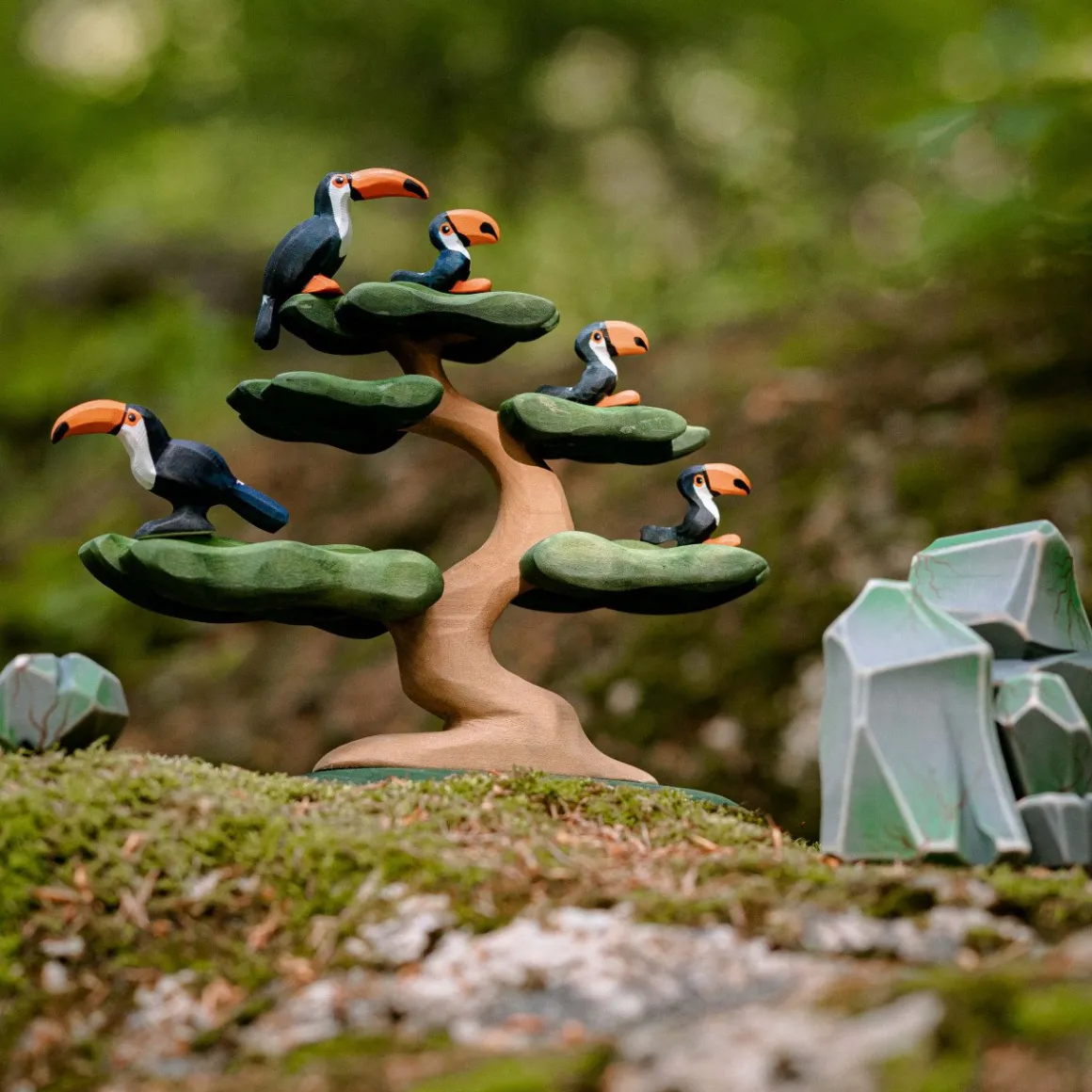 BumbuToys Toucan Family SET Clearance