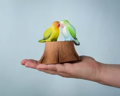 BumbuToys Tree Stump and Lovebirds SET Hot