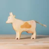 BumbuToys White and Brown Cow Clearance