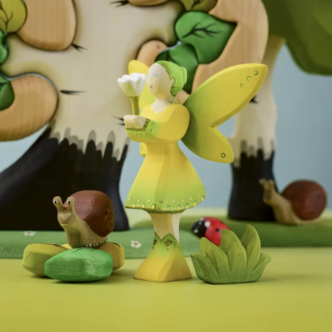 BumbuToys Woodland Fairy with Flower Outlet